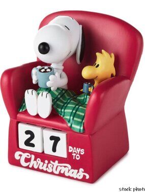 Peanuts Cozy Snoopy + Woodstock Christmas Countdown Calendar NEW